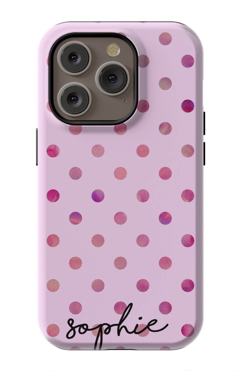 Personalized Colorful Polka Phone Case